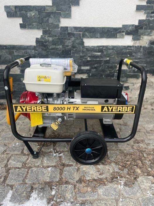 Генератор AYERBE 8000H TX із бензиновим двигуном Honda GX390