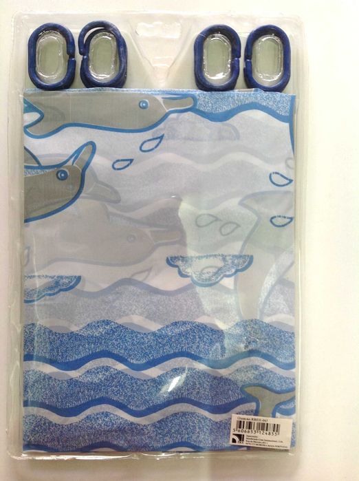 Cortina de duche golfinhos