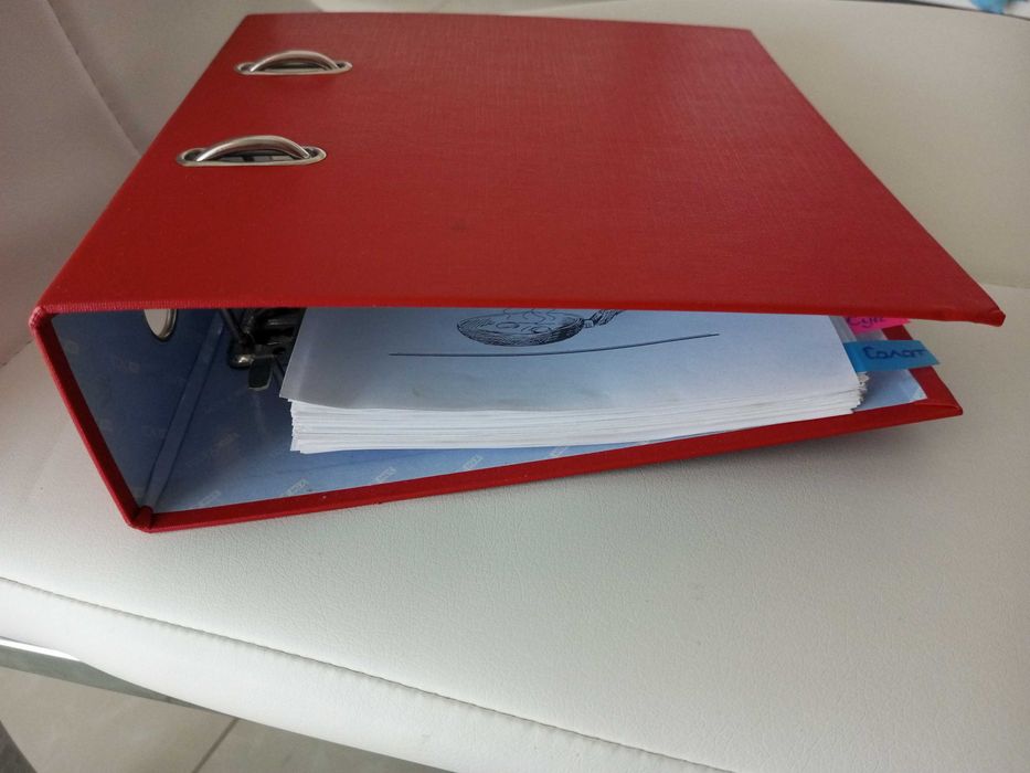 Папка реєстратор А5 на кільцях