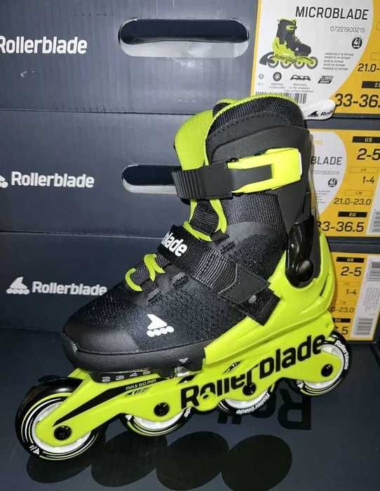 Дитячі ролики RollerBlade MicroBlade Neon Yellow