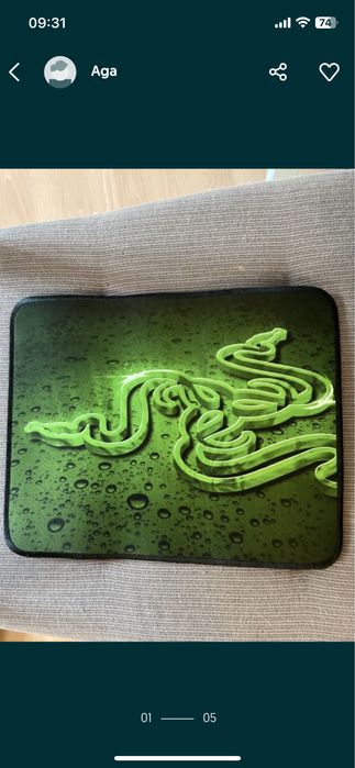 RAZER Podkładka gamingiwa pod myszkę rozmiar S