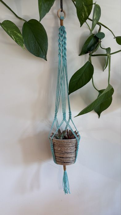 Suportes de Vaso em macrame