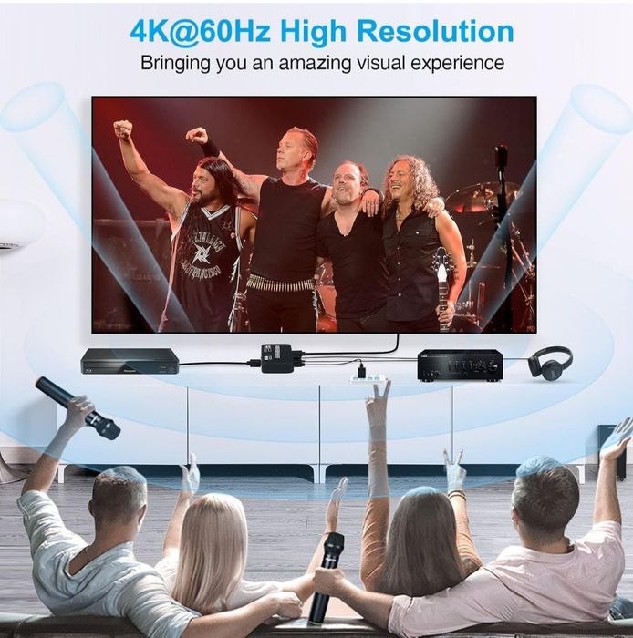 Konwerter ekstraktor audio adapter 4k