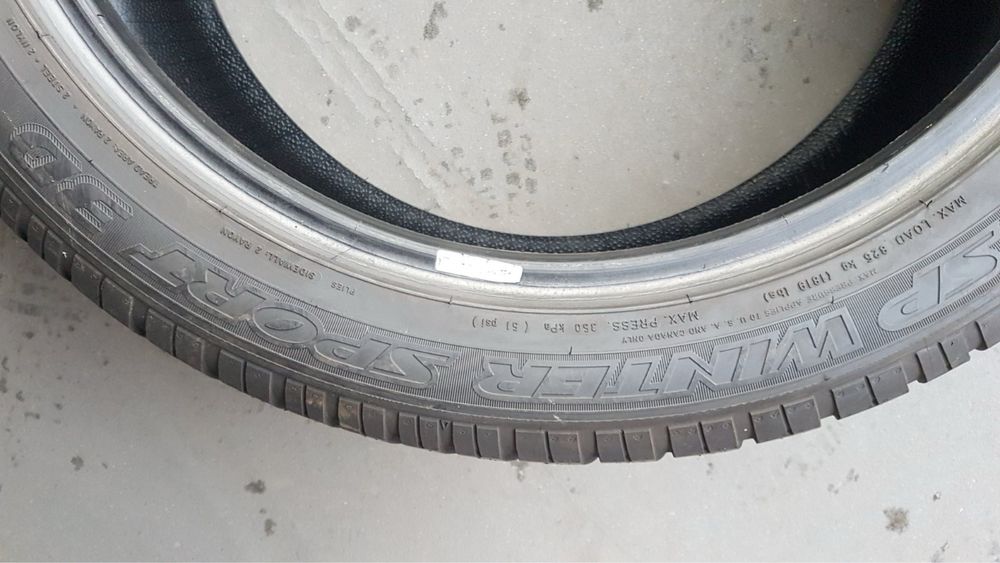 Зимові шини 4 шт 255/45 R20 Dunlop SpWinterSport 3D