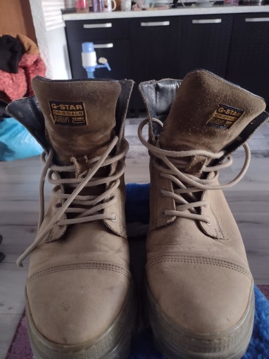 Ботинки кожаные G Star 41 размера