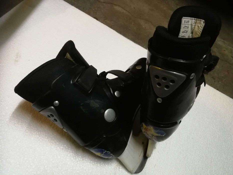 łyżwy czarne rozmiar 36