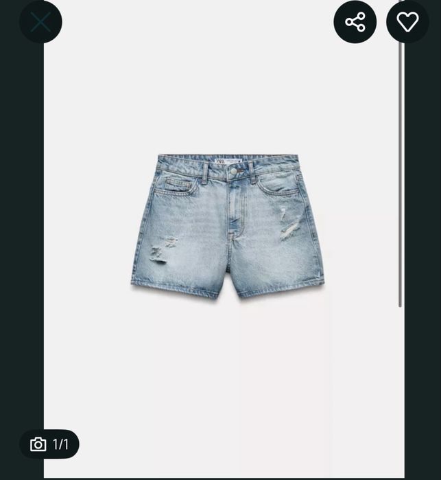 Zara шорти жіночі