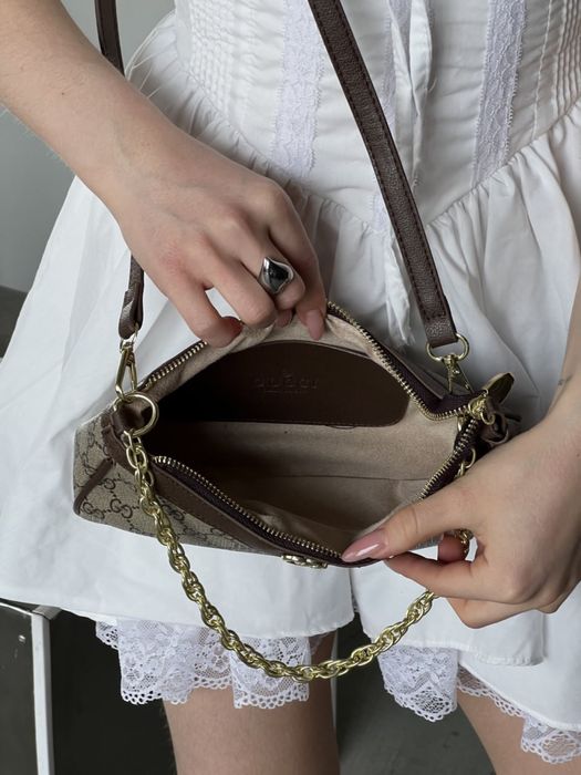 Gucci Ophidia сумка кросбоді, бежева, нова