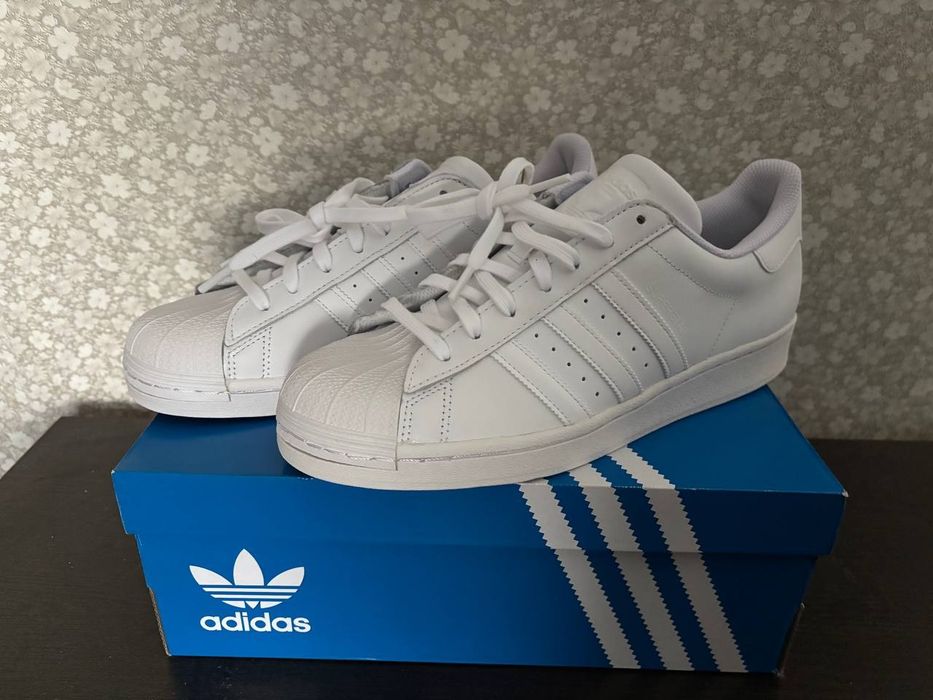 Оригинал Adidas Superstar Originals белые,  44 2/3, 28,5 стелька