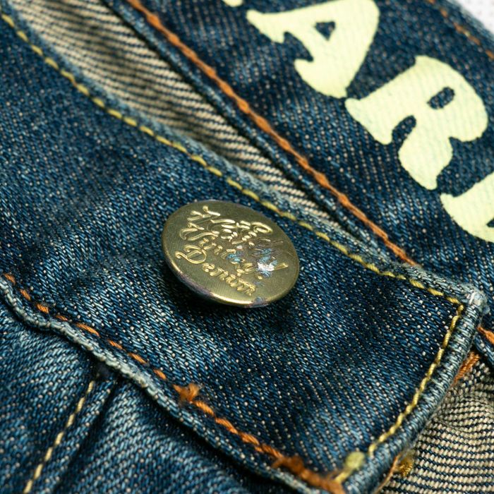 NOWE Ed Hardy Lot 2010 spodnie jeansowe distressed 32/34us szerokie