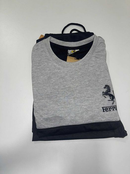Tracksuit for men with T-shirt and Trouser, Grey and Black Color