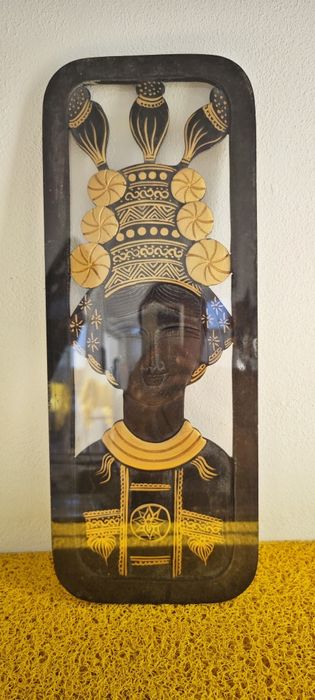 Quadros de madeira com imagens tradicionais tailandesa