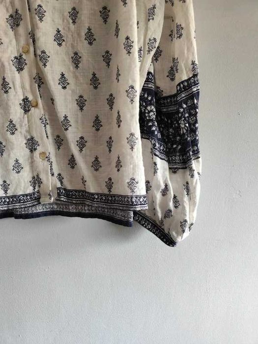 Piękna bluzka na guziki Boho hippie zara