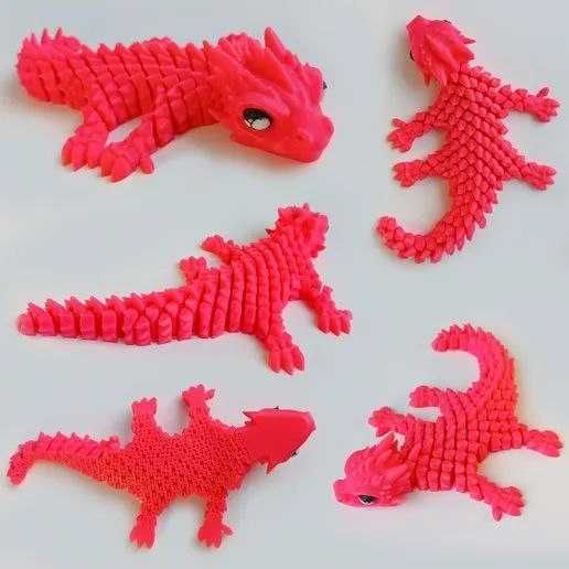 Фиджет игрушка “Ящерка” 3д печать