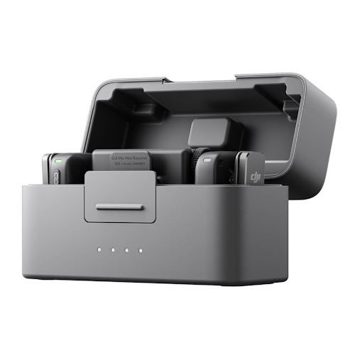 DJI Mic Mini Microfone Sem Fios (2 TX + 1 RX + Estojo de Carregamento)