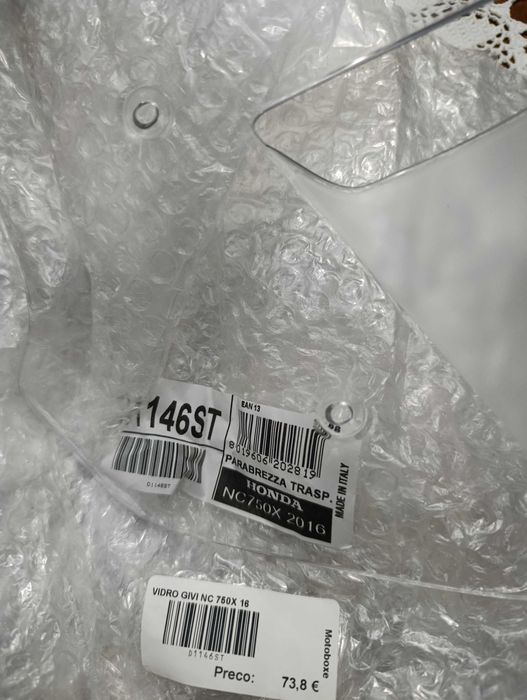 Vidro Original Honda NC750X 2019