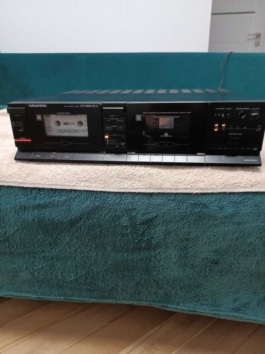 Grundig CCF 8300 MK II twin casette deck sprawny.