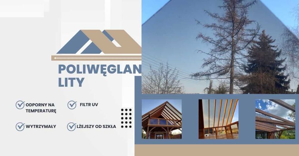 POLIWĘGLAN lity, kolor/bezbarwny, wymiary, DARMOWA WYCENA