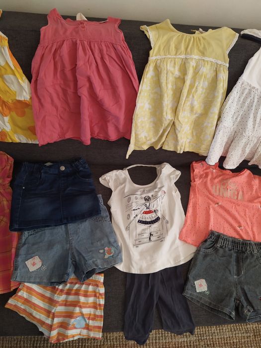 Lote 31 - roupa de menina 2 anos verão