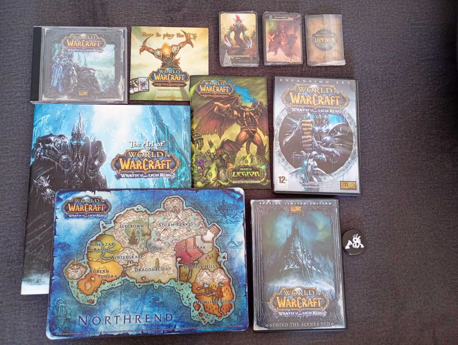 Wow Wrath of the Lich King edycja kolekcjonerska +gratisy