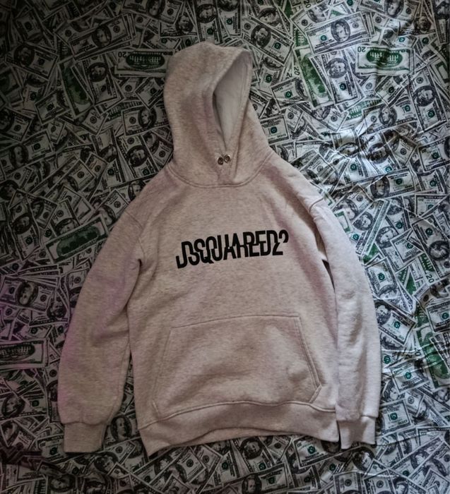 Худи Dsquared2 серый