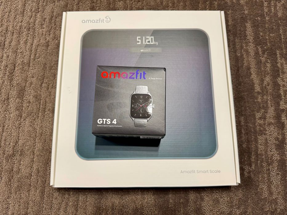 Amazfit GTS 4 Infinite Black + Smart Scale