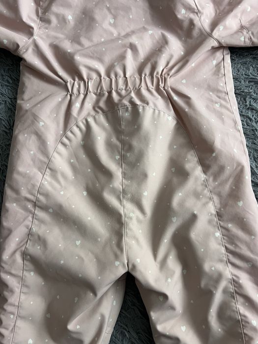 Комбінезон HM 80-86 р на дівчинку рожевий, на флісі , комбинезон