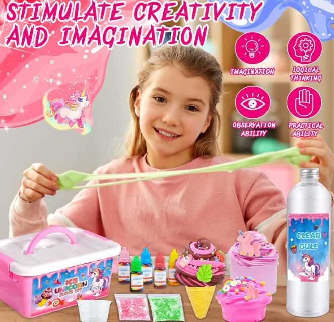 Zestaw do robienia slime dla dzieci