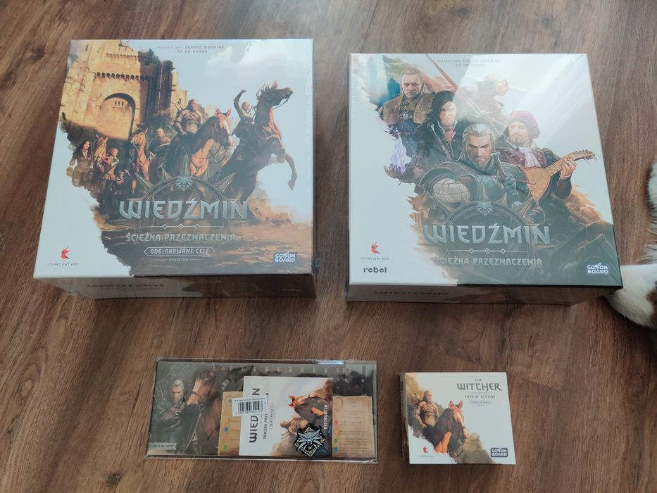 Wiedźmin Ścieżka Przeznaczenia deluxe + Geralt na Płotce