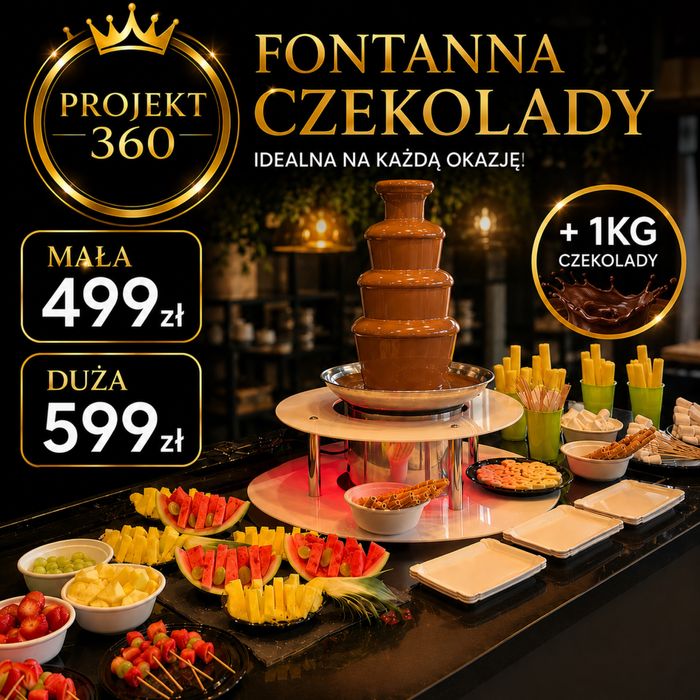 Fontanna Czekolady | Komunia, Wesele, Urodziny | od 499 zł | Łódź