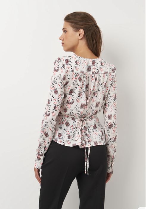 Блуза шифон H&M на запах XS/S