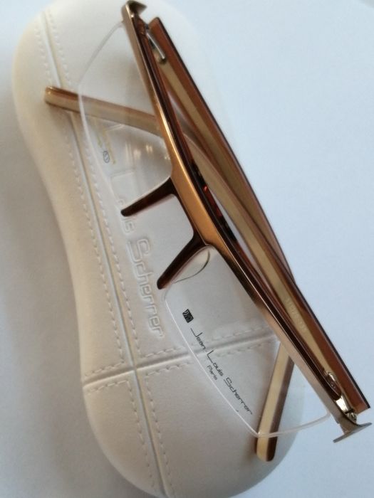 OPRAWKI jean louis SCHERRER. nickel free plating ,miedziane złoto