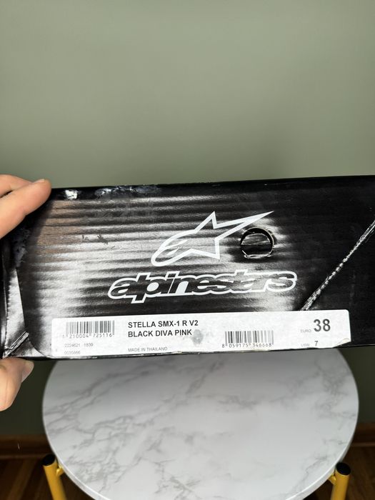 Damskie Niskie Krótkie Buty Motocyklowe Alpinestars 38 SMX-1 R V2 Pink