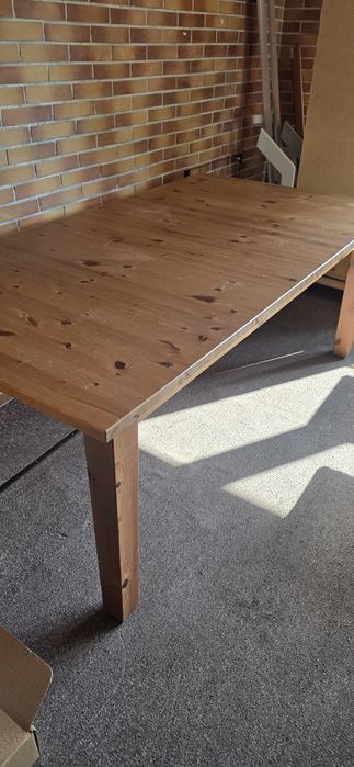 Stół ikea stornas, lite drewno