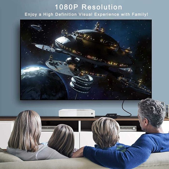 TLsiwio Przejściówka konwerter HDMI na Scart 1080P kabel HDMI