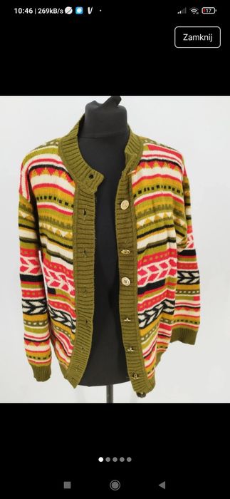 Sweter damski kardigan vintage