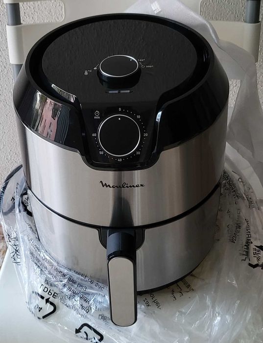 Fritadeira sem Óleo Air Fryer Moulinex EZ201D10 (4.2 L - Inox)
