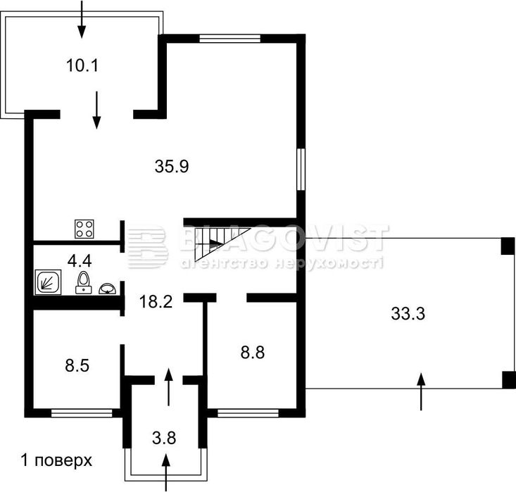 Продаж нового будинку в м. Буча, вулиця Гоголя