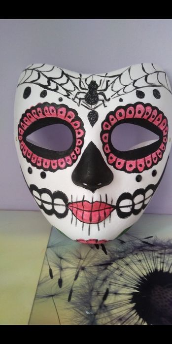 Maska karnawałowa (na Halloween) sugar skull