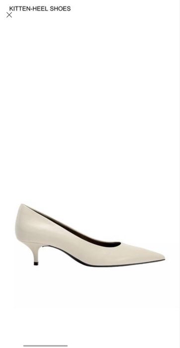Zara туфлі бежеві