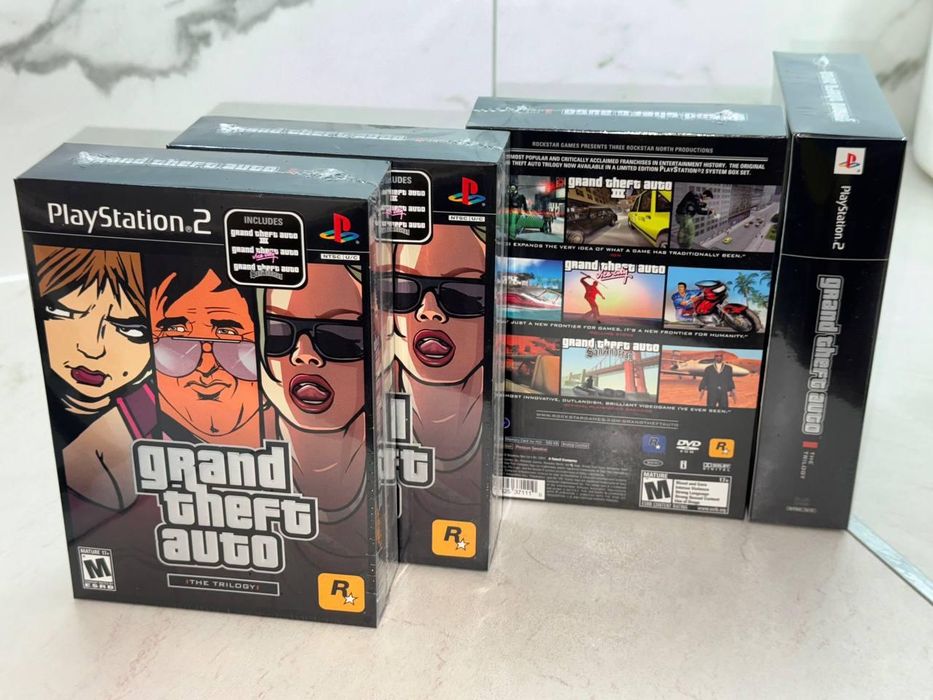 Запаковані  Grand Theft Auto GTA Trilogy 2006 Playstation 2 РІДКІСТЬ