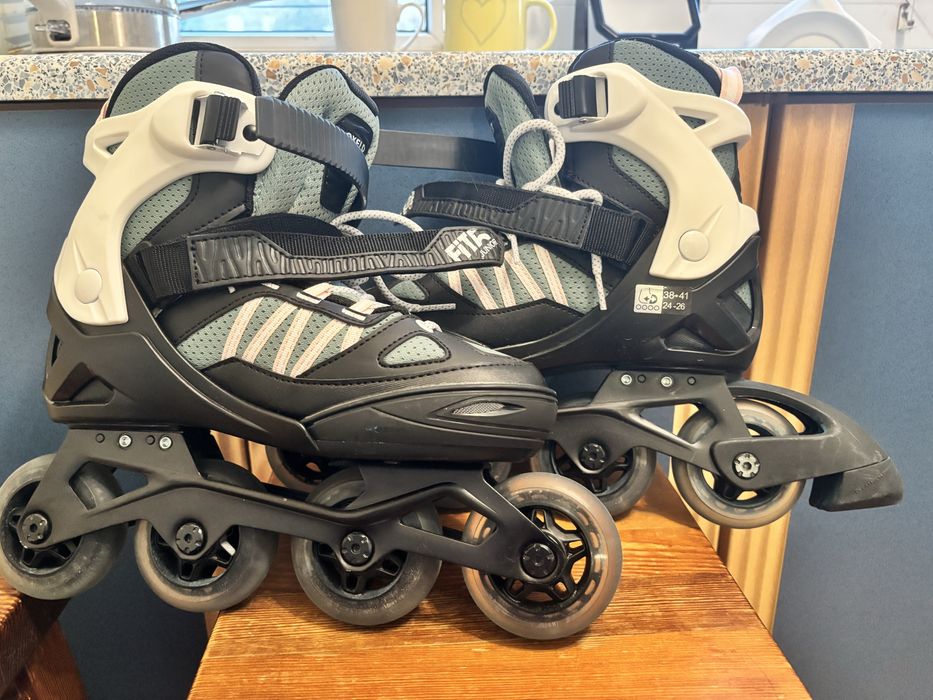 Роликові ковзани  OXELO FIT 5 Junior. 38-41, розсувні.