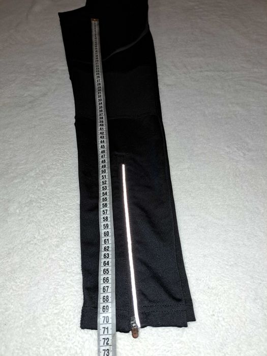 Dresy- legginsy XS czarne z odblaskami Stormberg