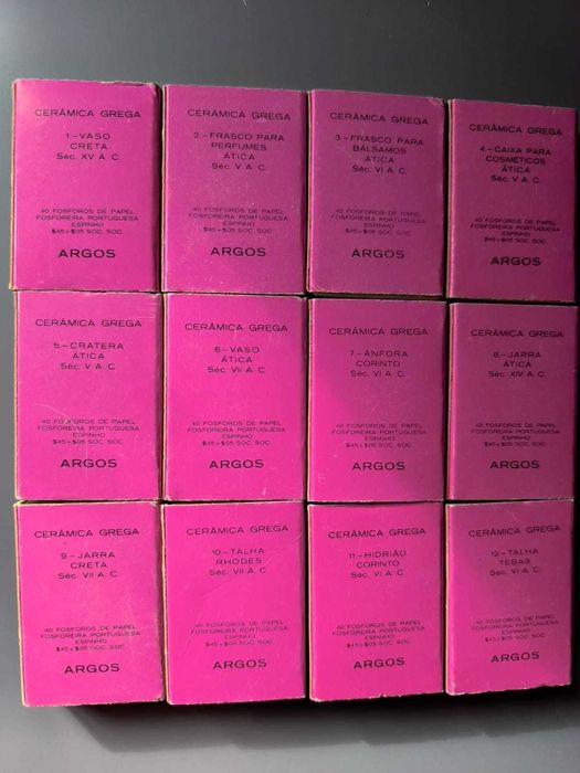 Coleção Completa Argos – “Cerâmica Grega” – Estado Impecável