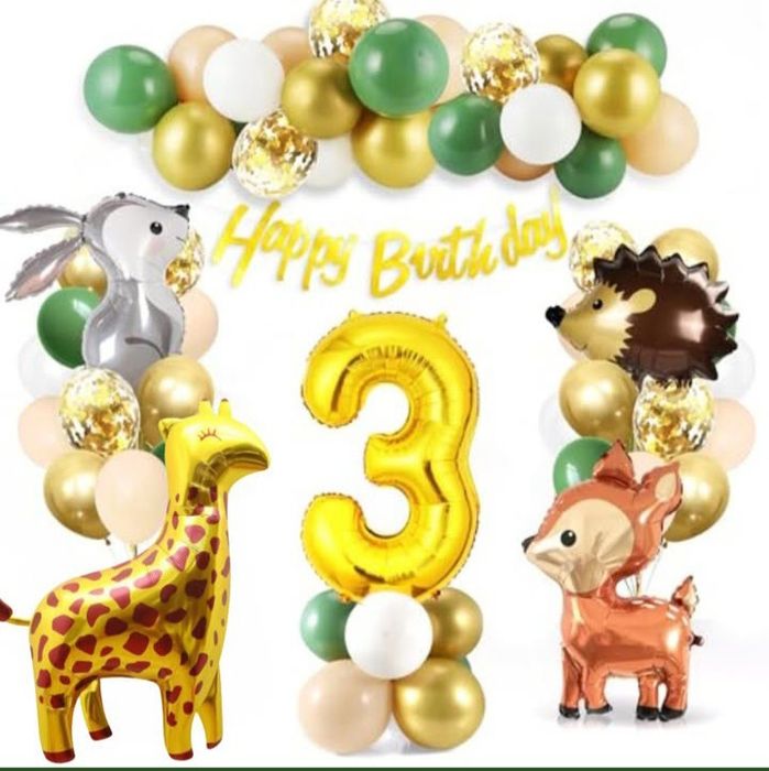 Фотозона из шаров на день рождения 1 годик 2 3 4 5 6 7 8 9 10 11 лет