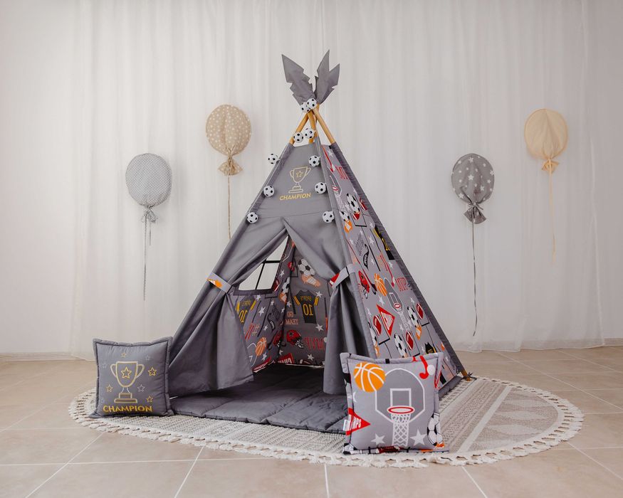 Вігвам в дитячу для хлопчика Чемпіон. Повний комплект