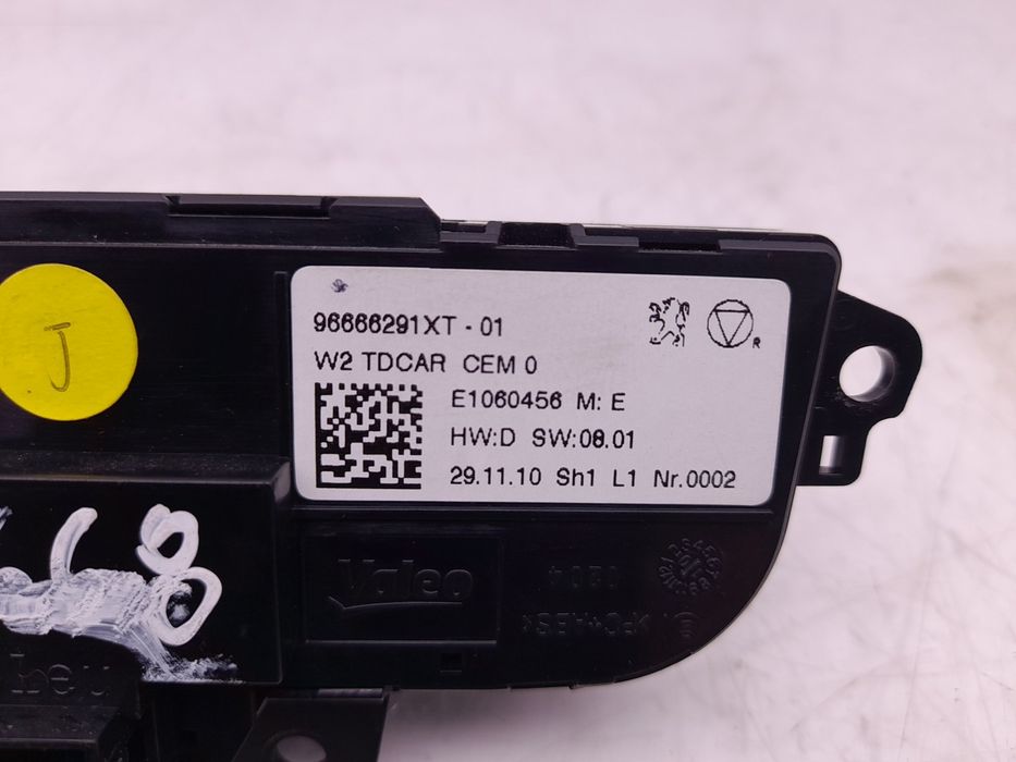 Botão / interruptor do AC PEUGEOT 508 SW