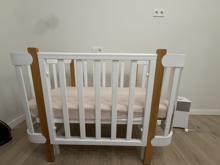 дитяче ліжко з матрасом як нове