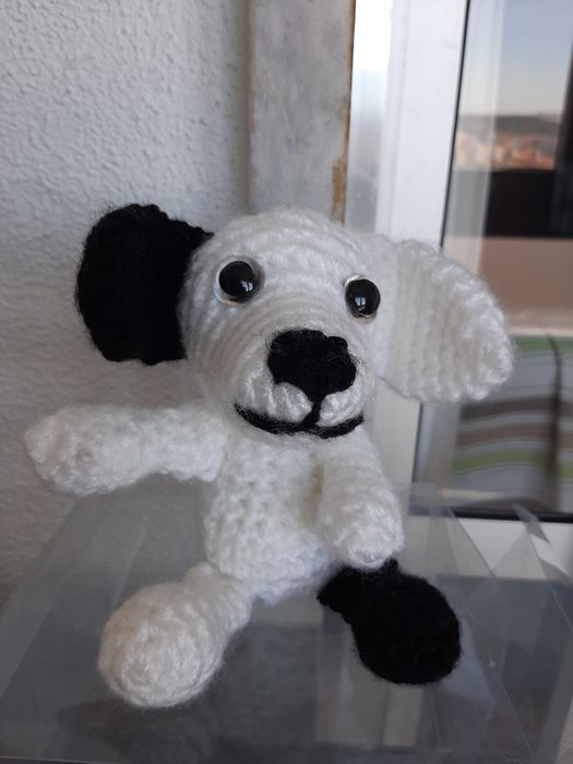 Amigurumi cão para criança