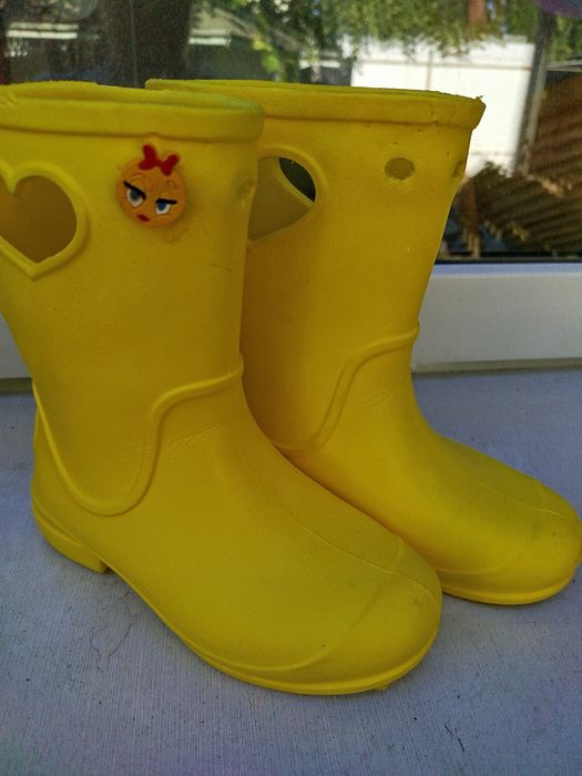 Дитячі гумові чоботи для дівчинки Jose Amorales 28-29 Жовті